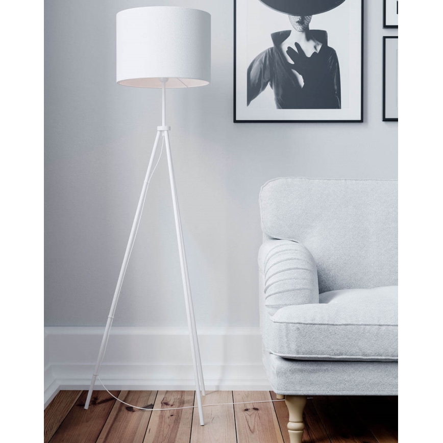 ByRydens - Φωτιστικό δαπέδου RINA 1xE27/5W/230V λευκό