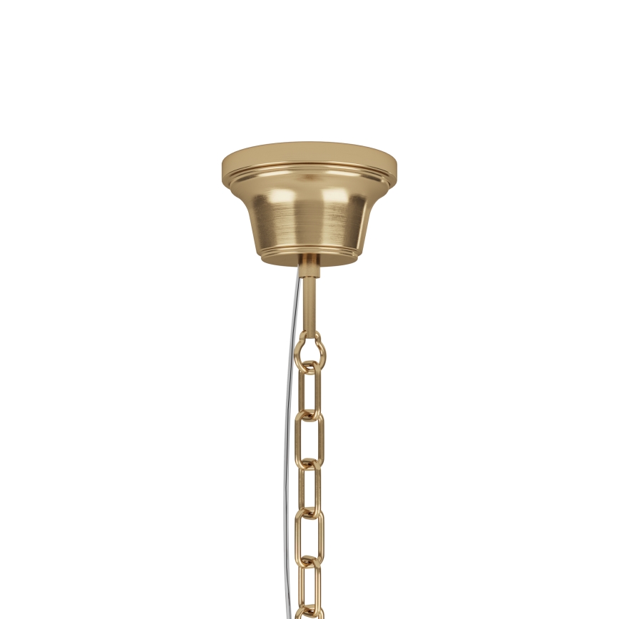 ByRydens - Κρεμαστό φωτιστικό οροφής HERMINE 1xE27/5W/230V ορείχαλκος διάμετρος 34 cm