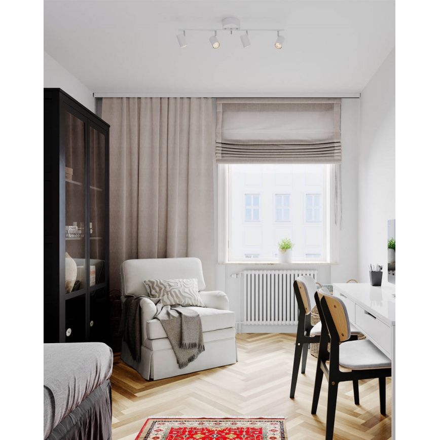 ByRydens - Φωτιστικό σποτ CORRECT 4xGU10/7W/230V λευκό