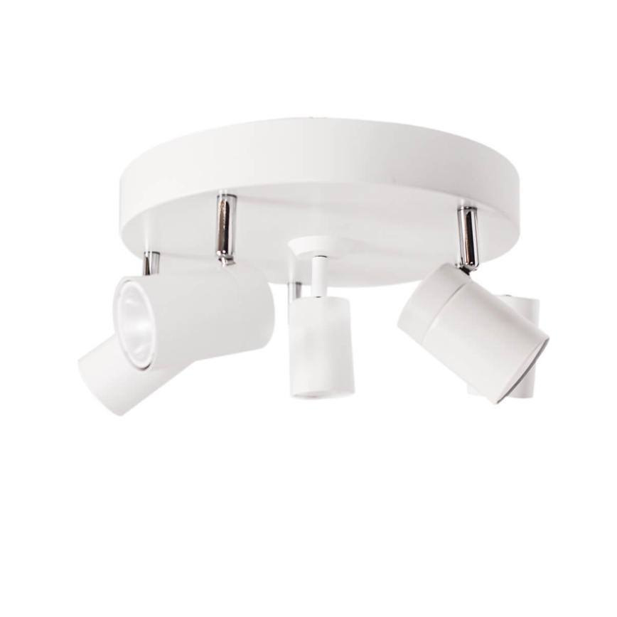 ByRydens - Σποτ φωτιστικό CORRECT 5xGU10/7W/230V λευκό διάμ. 30 cm