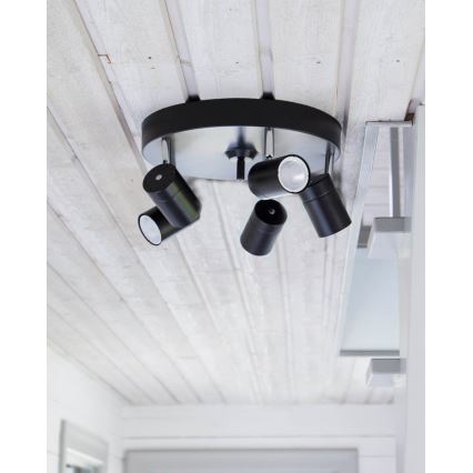 ByRydens - Φωτιστικό σποτ CORRECT 5xGU10/7W/230V λευκό διάμετρος 30 cm