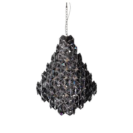 ByRydens - Κρεμαστό φωτιστικό οροφής MONARQUE GRANDE 11xE14/5W/230V μαύρο διάμετρος 58 cm