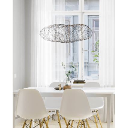 ByRydens -  Κρεμαστό φωτιστικό οροφής LED HAYDEN LED/15W/230V μαύρο