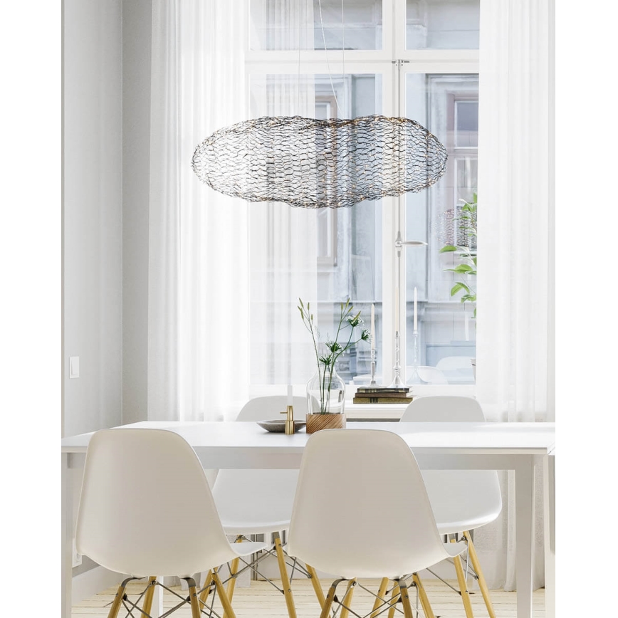 ByRydens -  Κρεμαστό φωτιστικό οροφής LED HAYDEN LED/15W/230V μαύρο
