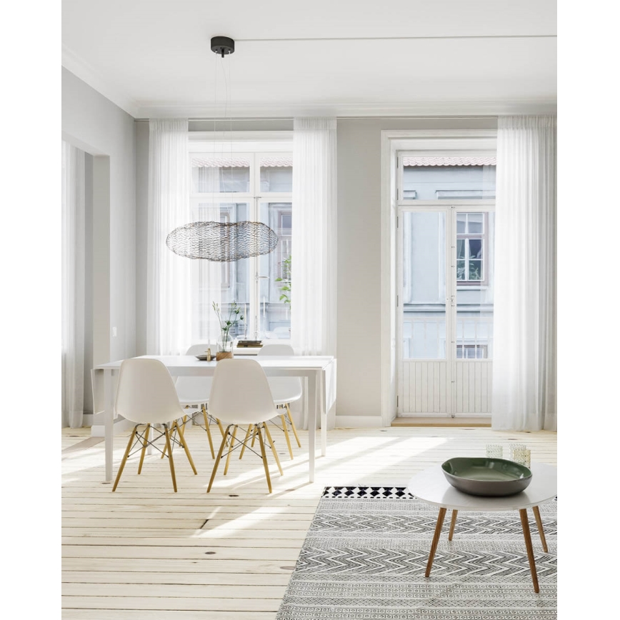 ByRydens -  Κρεμαστό φωτιστικό οροφής LED HAYDEN LED/15W/230V μαύρο