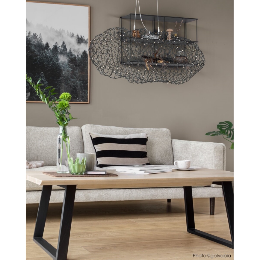 ByRydens -  Κρεμαστό φωτιστικό οροφής LED HAYDEN LED/15W/230V μαύρο
