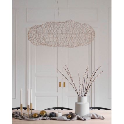 ByRydens -  Κρεμαστό φωτιστικό οροφής LED HAYDEN LED/15W/230V χρυσό