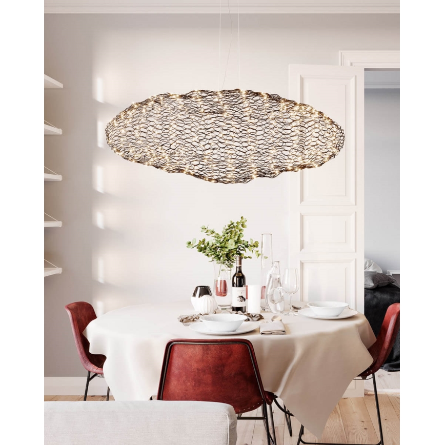 ByRydens -  Κρεμαστό φωτιστικό οροφής LED HAYDEN LED/20W/230V μαύρο
