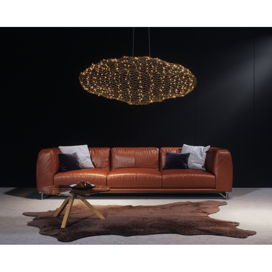 ByRydens -  Κρεμαστό φωτιστικό οροφής LED HAYDEN LED/20W/230V χρυσό