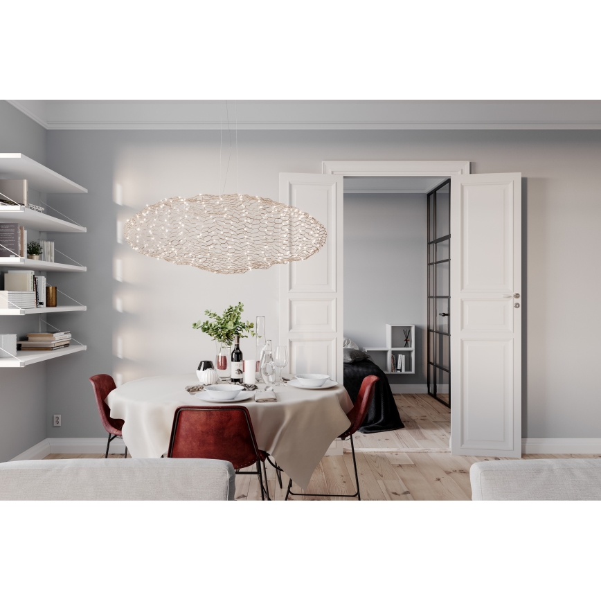 ByRydens -  Κρεμαστό φωτιστικό οροφής LED HAYDEN LED/20W/230V χρυσό