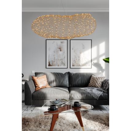 ByRydens -  Κρεμαστό φωτιστικό οροφής LED HAYDEN LED/20W/230V χρυσό