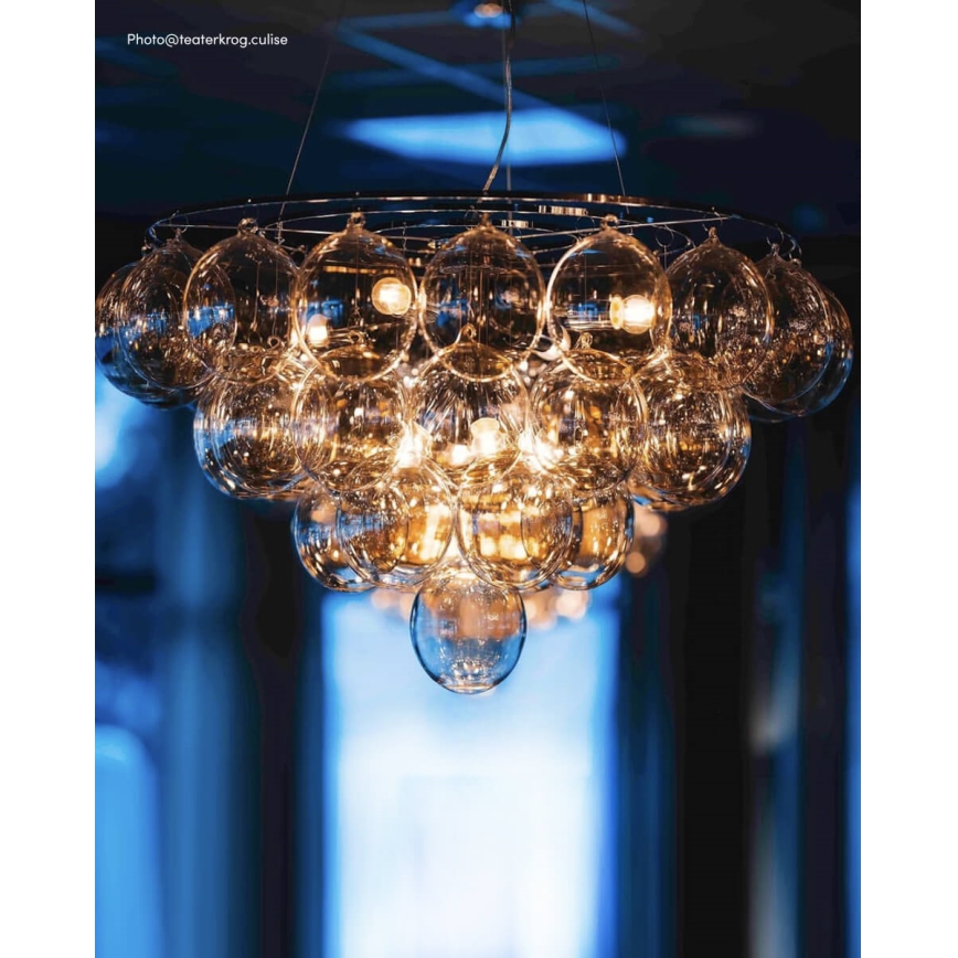 ByRydens - Πολυέλαιος με καλώδιο GROSS GIANT 8xE27/8W/230V