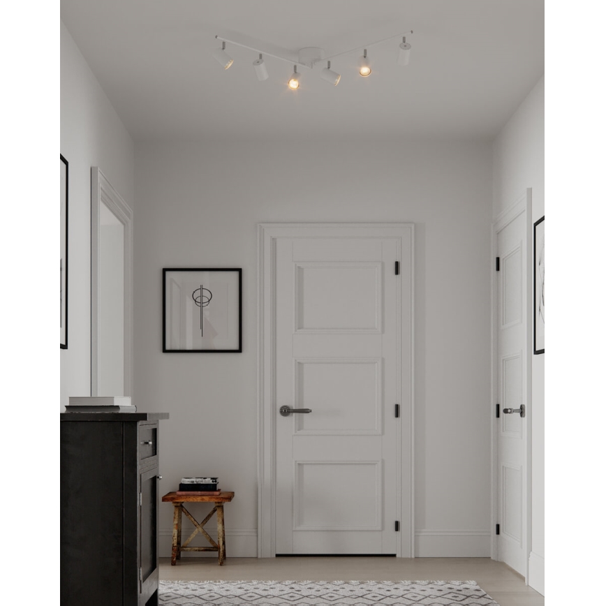ByRydens - Φωτιστικό σποτ CORRECT 6xGU10/7W/230V λευκό