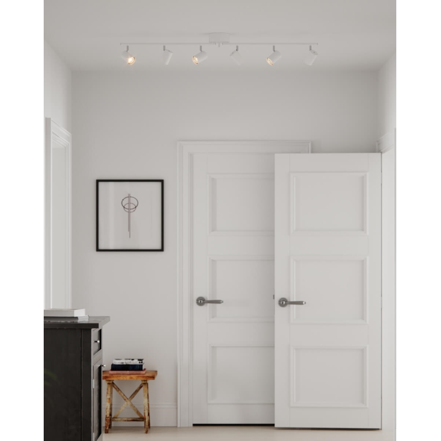 ByRydens - Φωτιστικό σποτ CORRECT 6xGU10/7W/230V λευκό