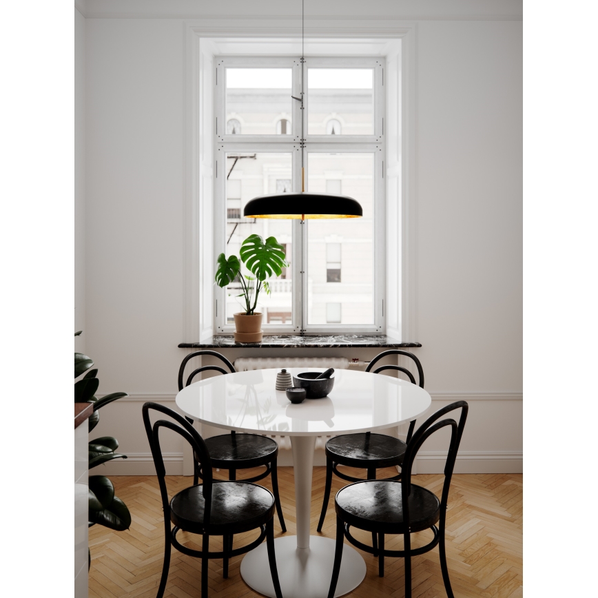 ByRydens - Κρεμαστό φωτιστικό οροφής SHELBY 3xG9/5W/230V μαύρο διάμετρος 50 cm