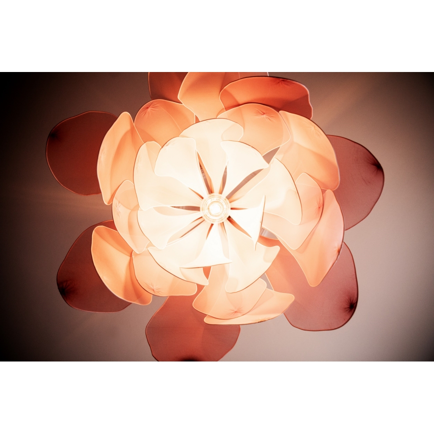 ByRydens - Κρεμαστό φωτιστικό οροφής LOU LOU 1xE27/5W/230V ροζ διάμετρος 80 cm