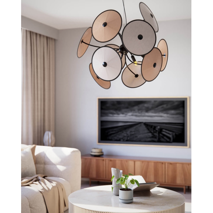 ByRydens - Κρεμαστό φωτιστικό CAPPELLO με καλώδιο, 4xE14/5W/230V