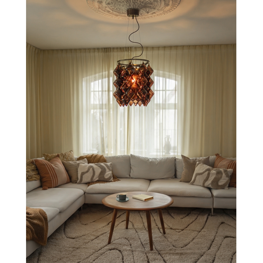 ByRydens - Κρεμαστό φωτιστικό με καλώδιο GEMMA 1xE27/5W/230V