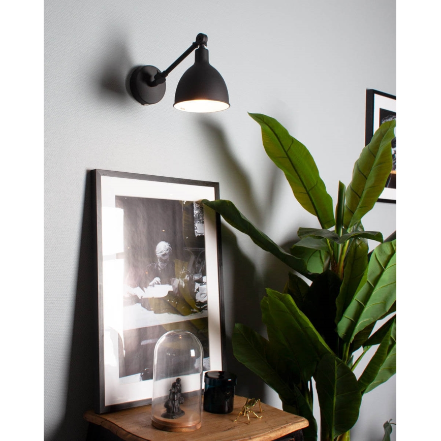 ByRydens - Λάμπα τοίχου BAZAAR MINI 1xE27/5W/230V μαύρο