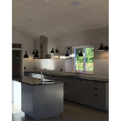 ByRydens - Λάμπα τοίχου BAZAAR MINI 1xE27/5W/230V μαύρο