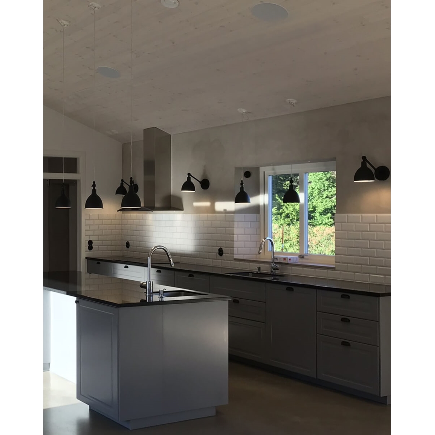 ByRydens - Λάμπα τοίχου BAZAAR MINI 1xE27/5W/230V μαύρο