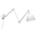 ByRydens - Dimmable φωτιστικό τοίχου BAZAAR 1xE27/5W/230V λευκό
