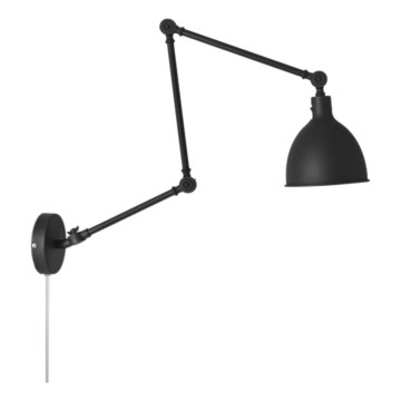 ByRydens - Dimmable φωτιστικό τοίχου BAZAAR 1xE27/5W/230V μαύρο