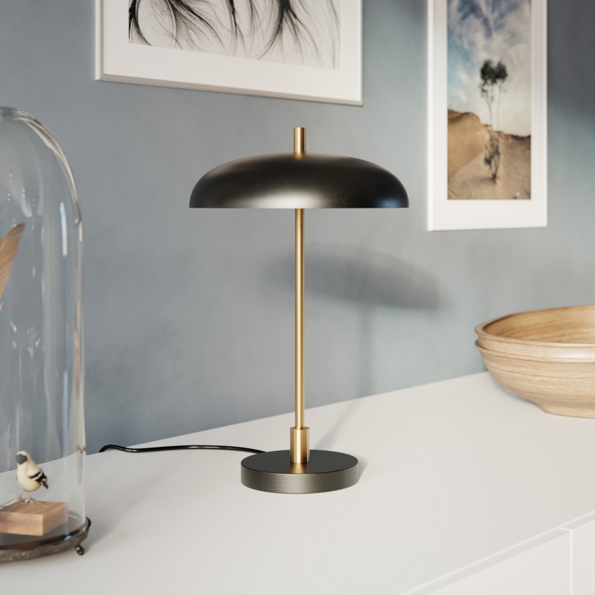 ByRydens - Eπιτραπέζιο φωτιστικό SHELBY 3xG9/5W/230V μαύρο/χρυσό