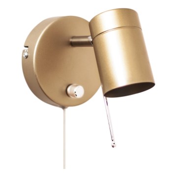 ByRydens - Φωτιστικό σποτ τοίχου dimming CORRECT 1xGU10/7W/230V χρυσό