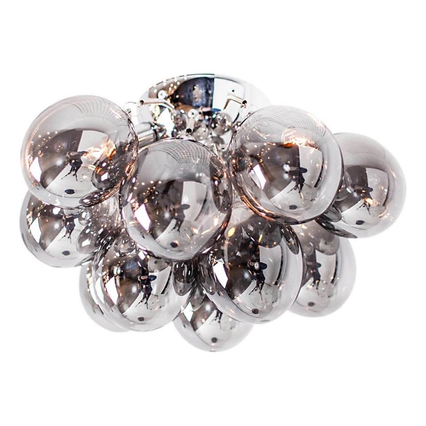 ByRydens - Φωτιστικό οροφής GRANDE 3xG9/4W/230V φιμέ/μαύρο διάμετρος 30 cm