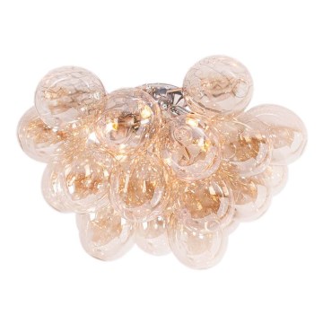 ByRydens - Φωτιστικό οροφής GROSS 6xG9/5W/230V φιμέ/καφέ διάμετρος 50 cm