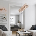 ByRydens - Κρεμαστό φωτιστικό οροφής SPLENDOR 25xG9/5W/230V φιμέ/καφέ
