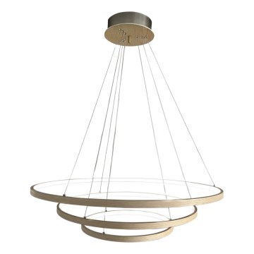 ByRydens -  Κρεμαστό φωτιστικό οροφής LED TRIONE LED/45W/230V καφέ διάμετρος 80 cm