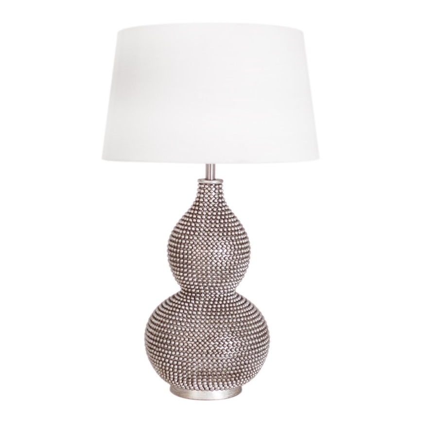 ByRydens - Επιτραπέζιο φωτιστικό LOFTY 1xE27/5W/230V λευκό/ασημί
