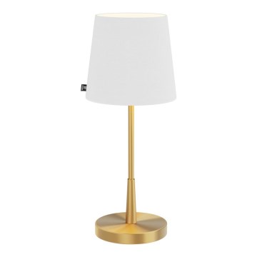 ByRydens - Επιτραπέζιο φωτιστικό LUMI 1xE27/8W/230V λευκό/χρυσό 48,5 cm