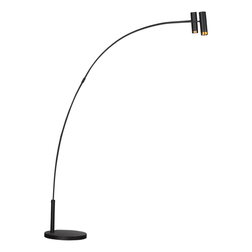 ByRydens - Επιδαπέδιο φωτιστικό PULS 2xGU10/5W/230V μαύρο