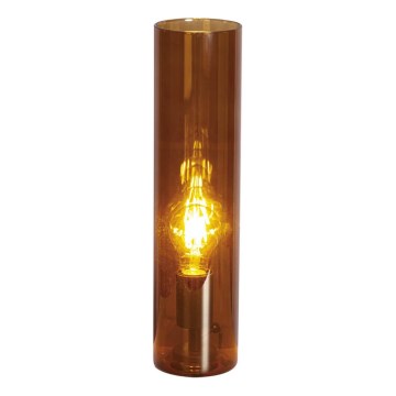 ByRydens - Επιτραπέζιο φωτιστικό FLAKE 1xE27/5W/230V καφέ/καπνιστό