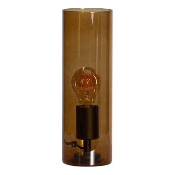 ByRydens - Επιτραπέζιο φωτιστικό FLAKE 1xE27/8W/230V καφέ/καπνιστό