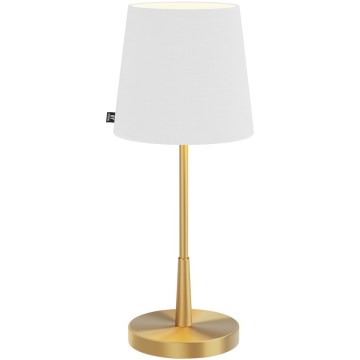 ByRydens - Επιτραπέζιο φωτιστικό LUMI 1xE27/8W/230V λευκό/χρυσό 48,5 cm