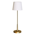 ByRydens - Επιτραπέζιο φωτιστικό LUMI 1xE27/8W/230V λευκό/χρυσό 68,5 cm