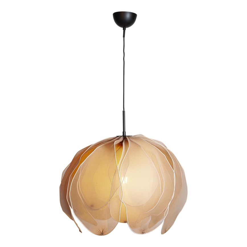 ByRydens - Κρεμαστό φωτιστικό οροφής LOU LOU 1xE27/5W/230V μπεζ διάμετρος 80 cm
