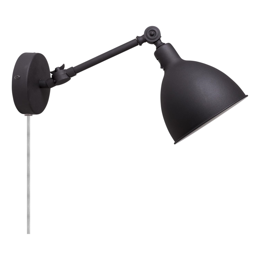 ByRydens - Λάμπα τοίχου BAZAAR MINI 1xE27/5W/230V μαύρο