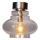 ByRydens - Φωτιστικό οροφής DOLORES 1xE27/5W/230V Ø 30 εκ. γκρι/καπνιστό
