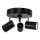 ByRydens - Φωτιστικό σποτ CORRECT 3xGU10/7W/230V μαύρο διάμετρος 20 cm