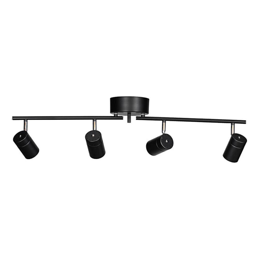 ByRydens - Φωτιστικό σποτ CORRECT 4xGU10/7W/230V μαύρο