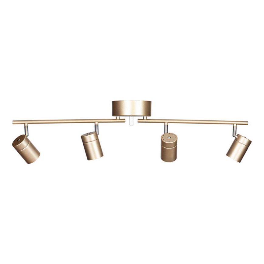 ByRydens - Φωτιστικό σποτ CORRECT 4xGU10/7W/230V χρυσό
