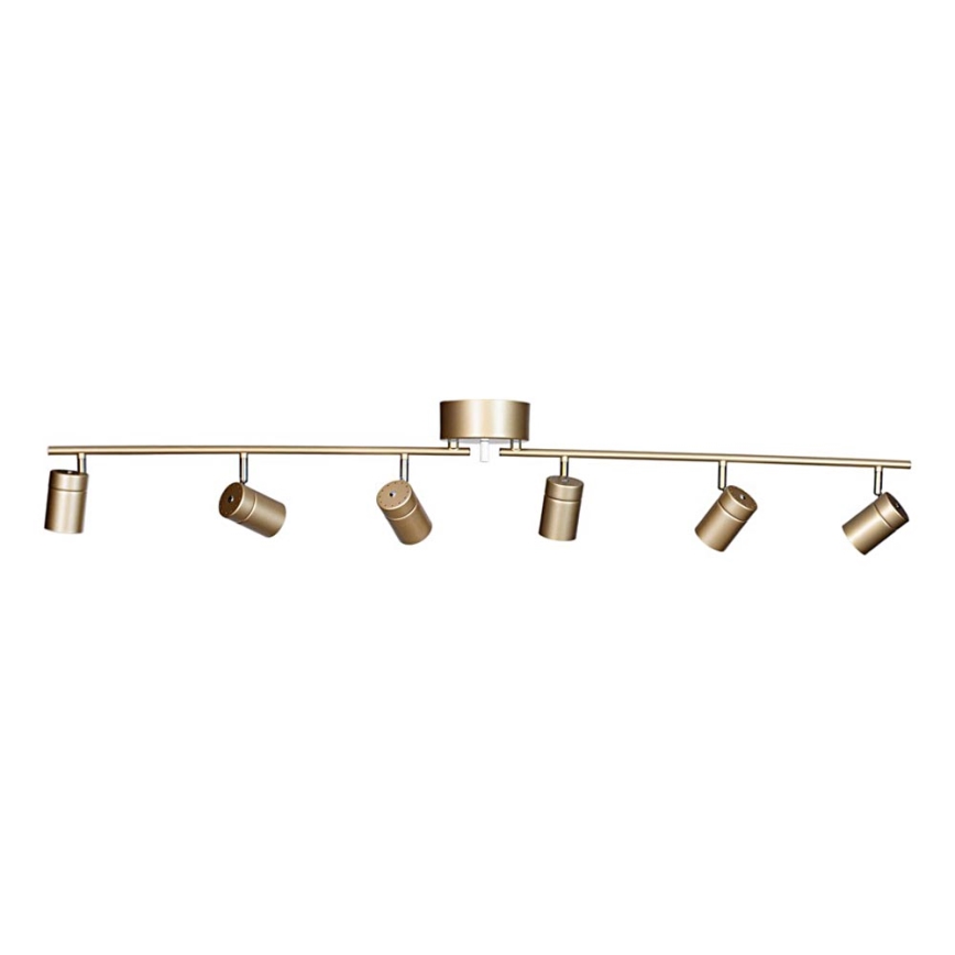 ByRydens - Φωτιστικό σποτ CORRECT 6xGU10/7W/230V χρυσό