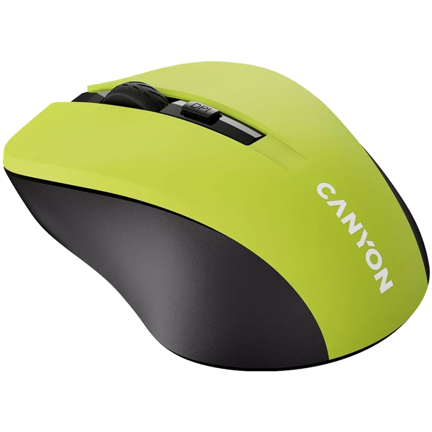 Canyon - Ασύρματο ποντίκι 800/1000/1200 DPI 2xAAA κίτρινο