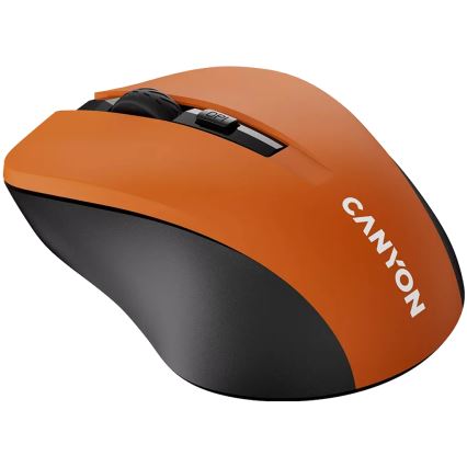 Canyon - Ασύρματο ποντίκι 800/1000/1200 DPI 2xAAA πορτοκαλί
