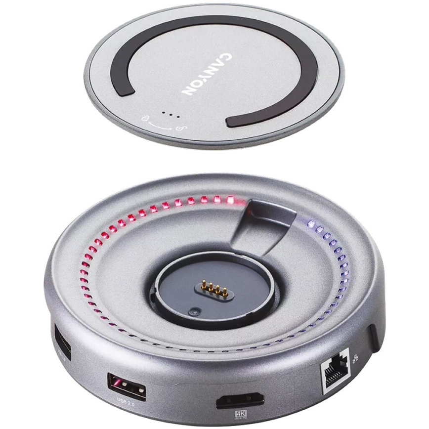 Canyon - Multi-port hub με φορτιστή και USB interface